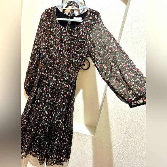 Laura Giodotti Black Paisley Dress Medium - Picture 1 of 6